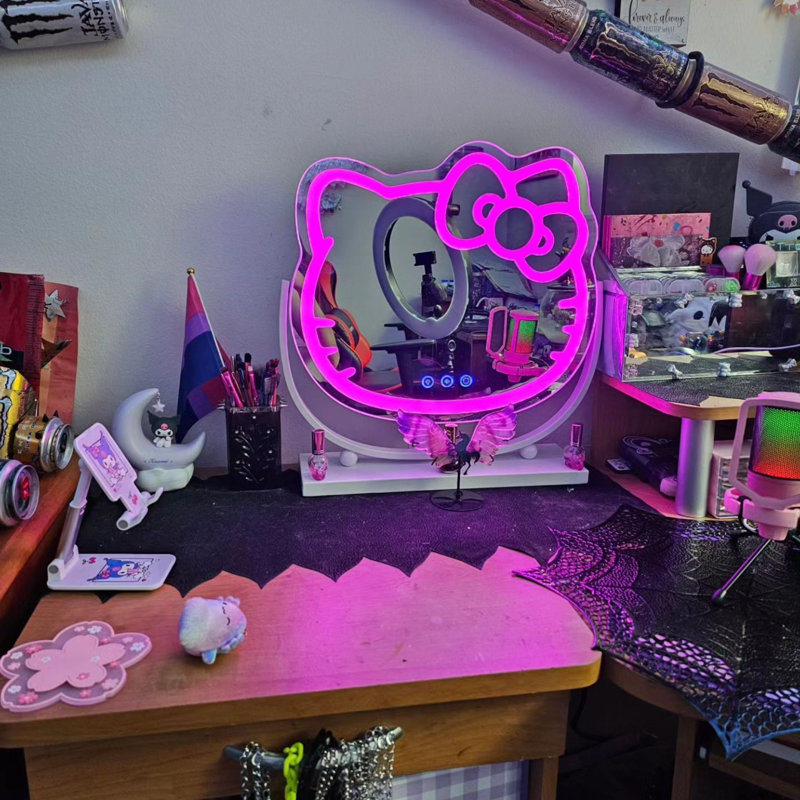 IMPRESSIONS VANITY · COMPANY Supercute Tabletop Desk Mirror with Light